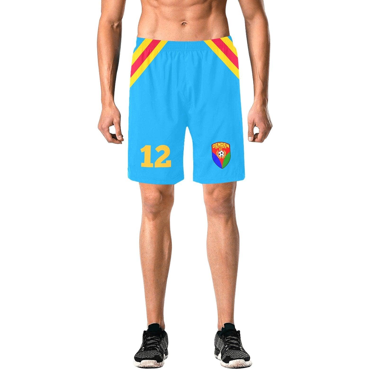 Short Denden Football Sport Men Blue - Natna Shop