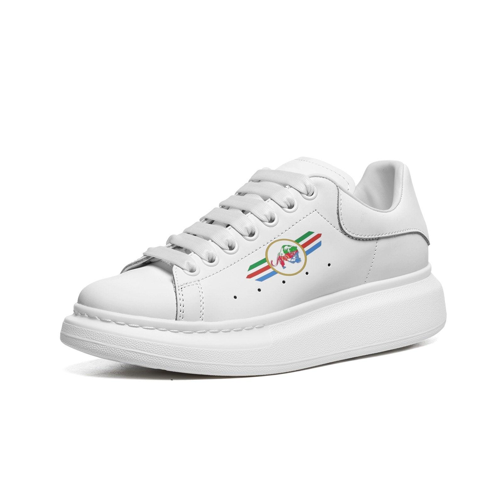 Unisex Non Slip Lace Up Leather Sneakers Eritrea - Natna Shop