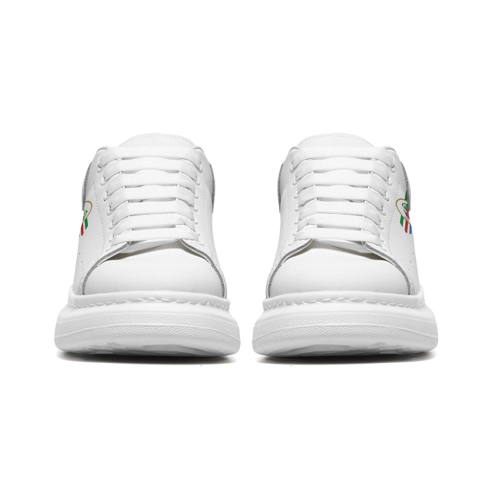 Unisex Non Slip Lace Up Leather Sneakers Eritrea - Natna Shop