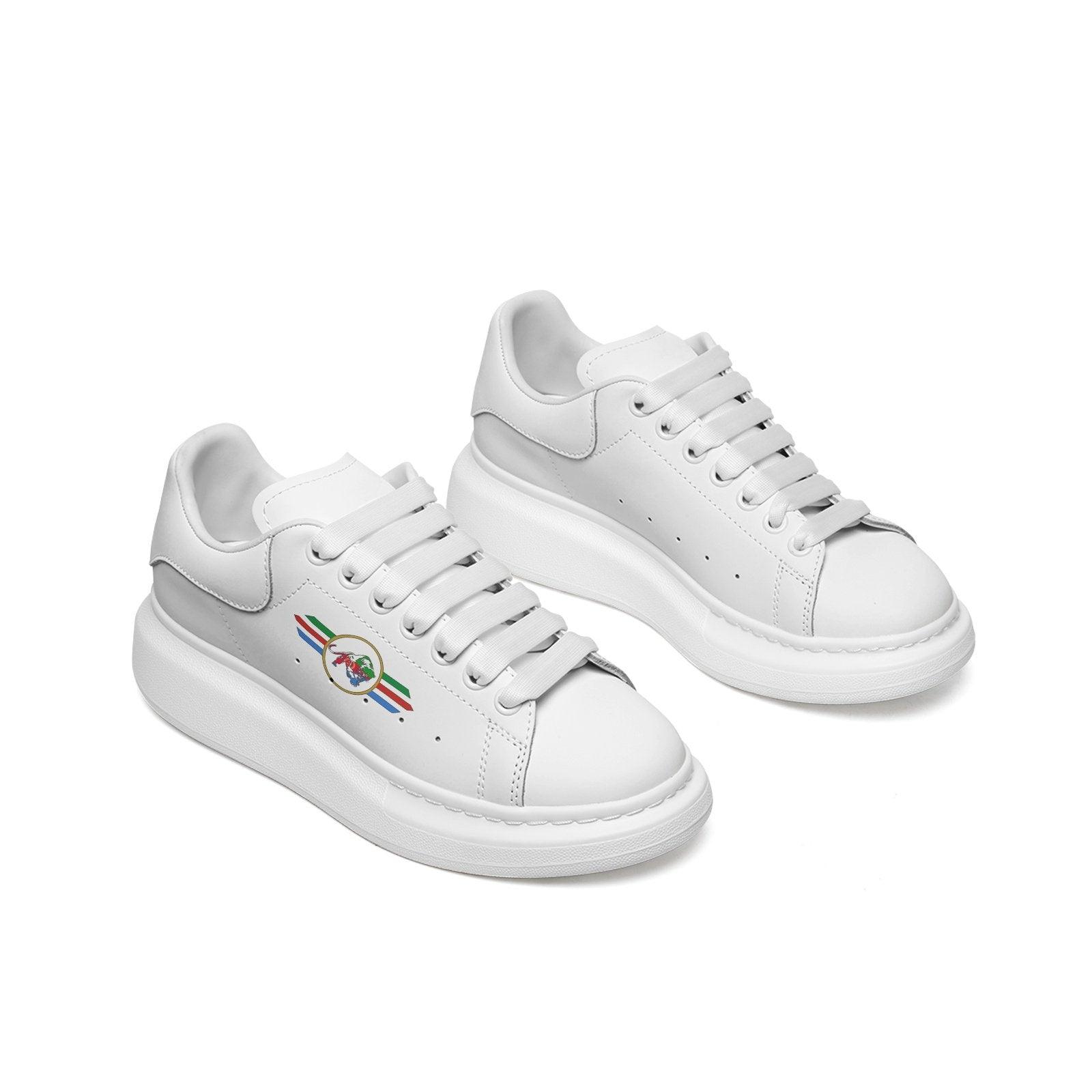 Unisex Non Slip Lace Up Leather Sneakers Eritrea - Natna Shop