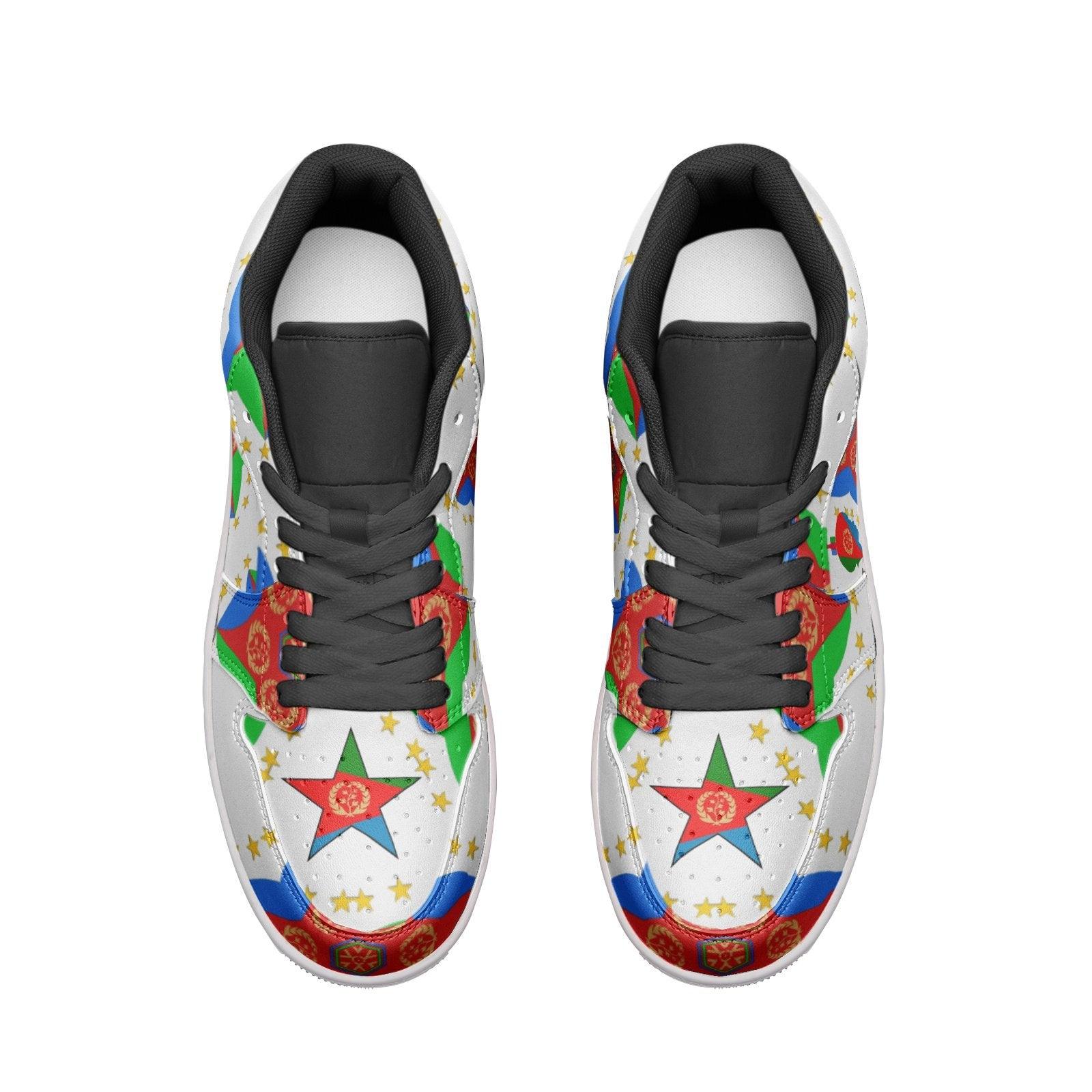 Afro Unisex Low Top Leather Sneakers - Natna Shop
