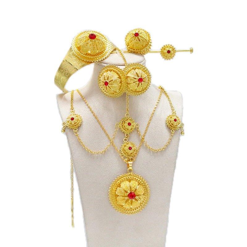 Nifho Eritrean Ethiopian Dubai Jewelry Set - Natna Shop