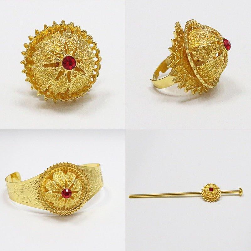 Nifho Eritrean Ethiopian Dubai Jewelry Set - Natna Shop