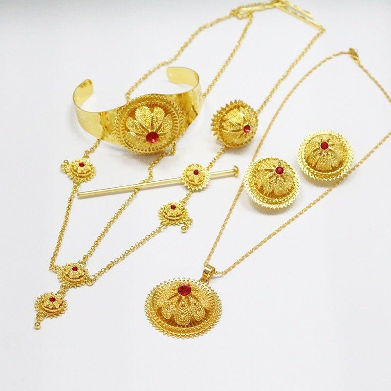 Nifho Eritrean Ethiopian Dubai Jewelry Set - Natna Shop