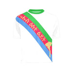 Miiss Eritrea White T-Shirt Green Neck band polyester - Natna Shop