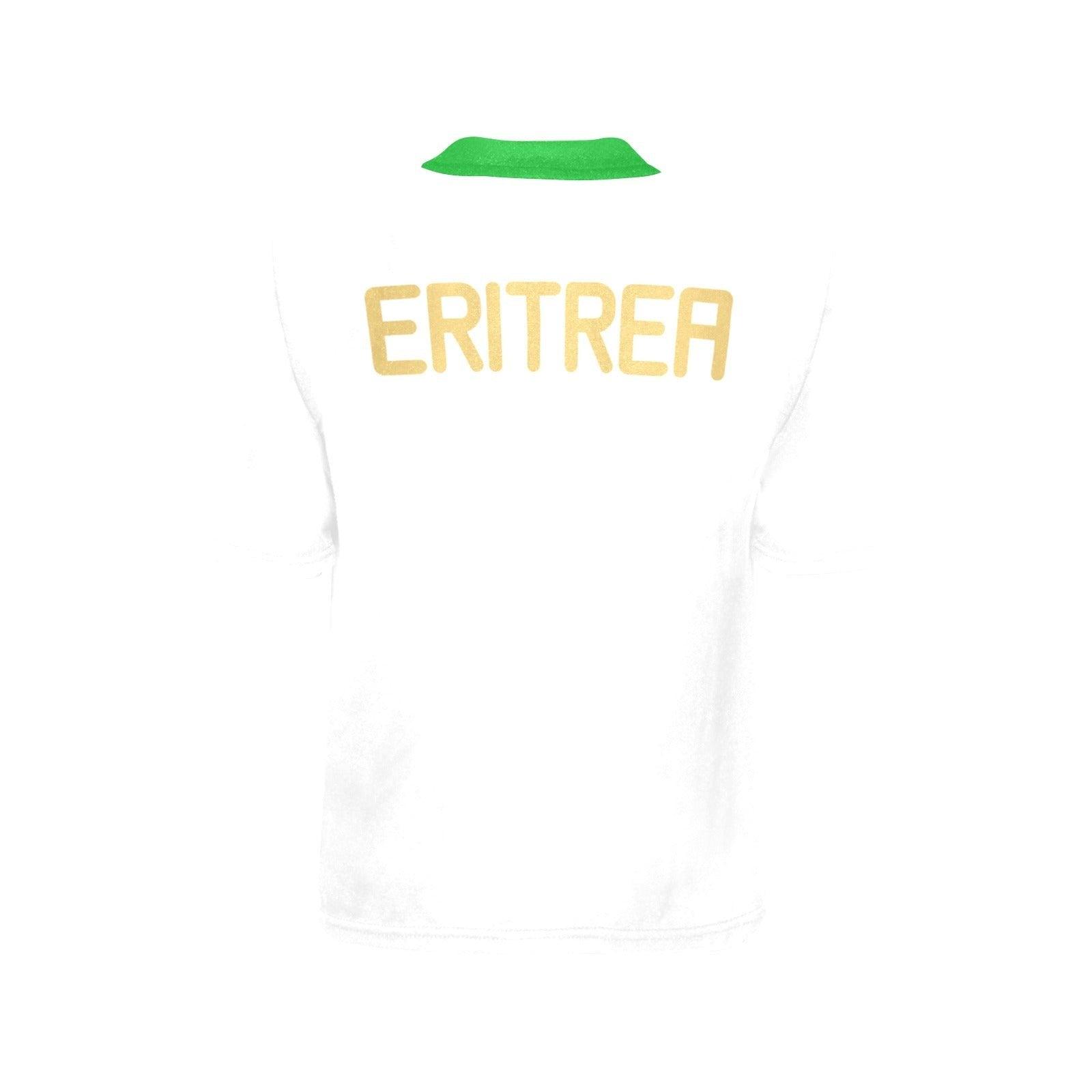 Miiss Eritrea White T-Shirt Green Neck band polyester - Natna Shop