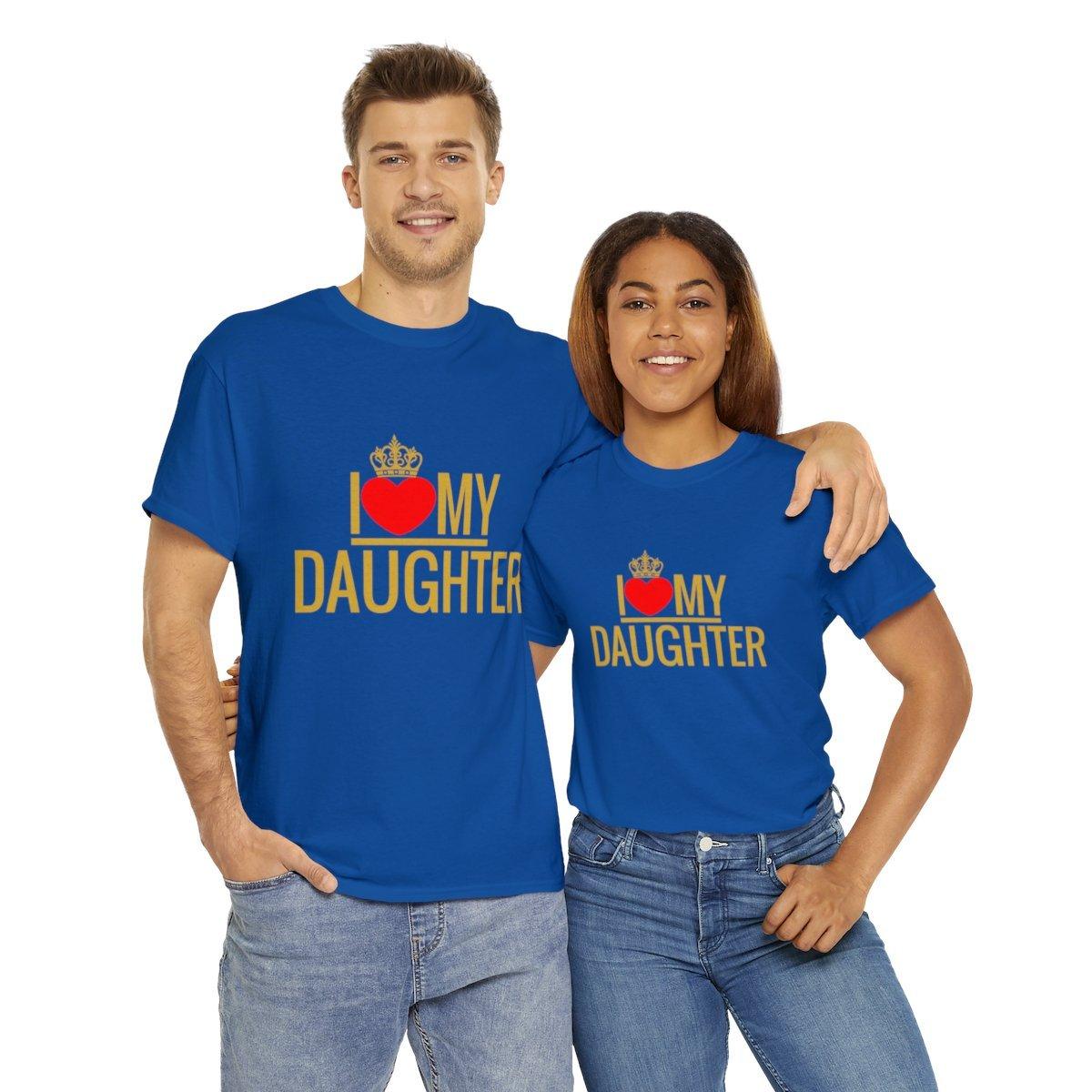 I LOVE MY SON T-SHIRT FAMILY MATCH Unisex Cotton Tee - Natna Shop
