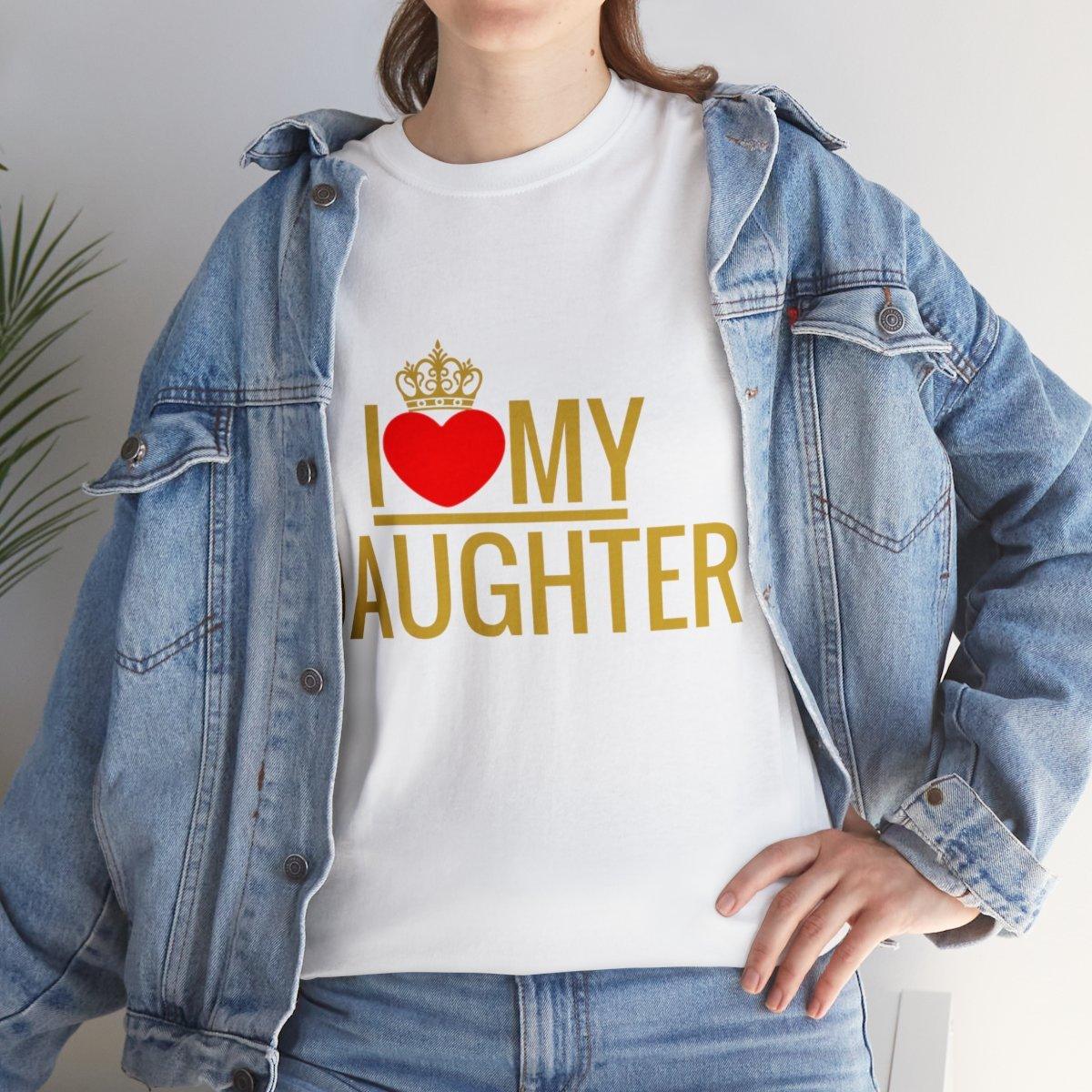 I LOVE MY SON T-SHIRT FAMILY MATCH Unisex Cotton Tee - Natna Shop