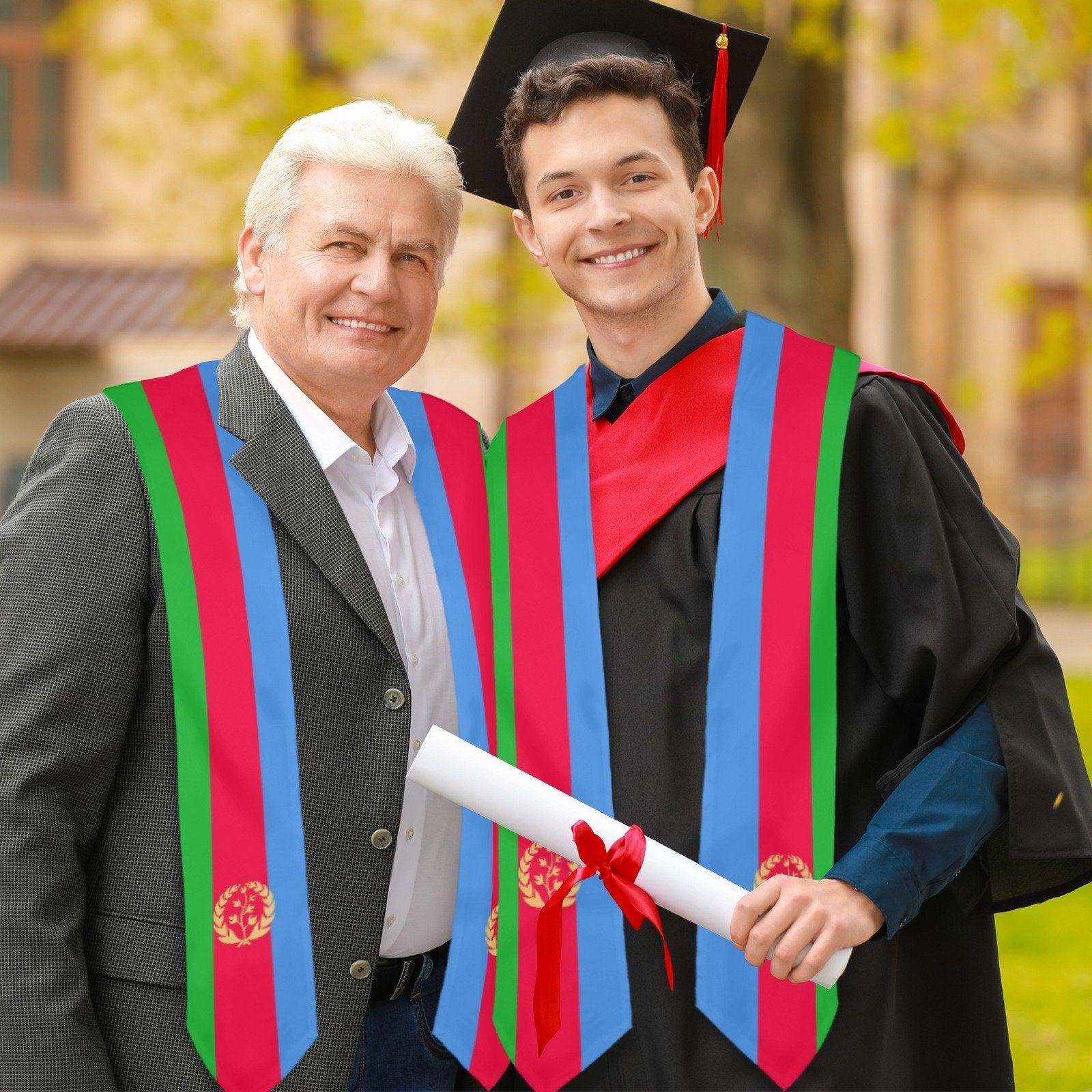 Eritrean Flag Graduation Stole - Natna Shop