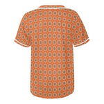 Mens African pattern shirt Brown Baseball Jersey - Natna Shop
