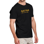 Herren T-Shirt aus schwerer Baumwolle Natna Shop Marke Schwarz