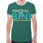Veni Vidi Bini Grünes Trikot 1 Neues Allover-Print T-Shirt für Herren (Modell T45)