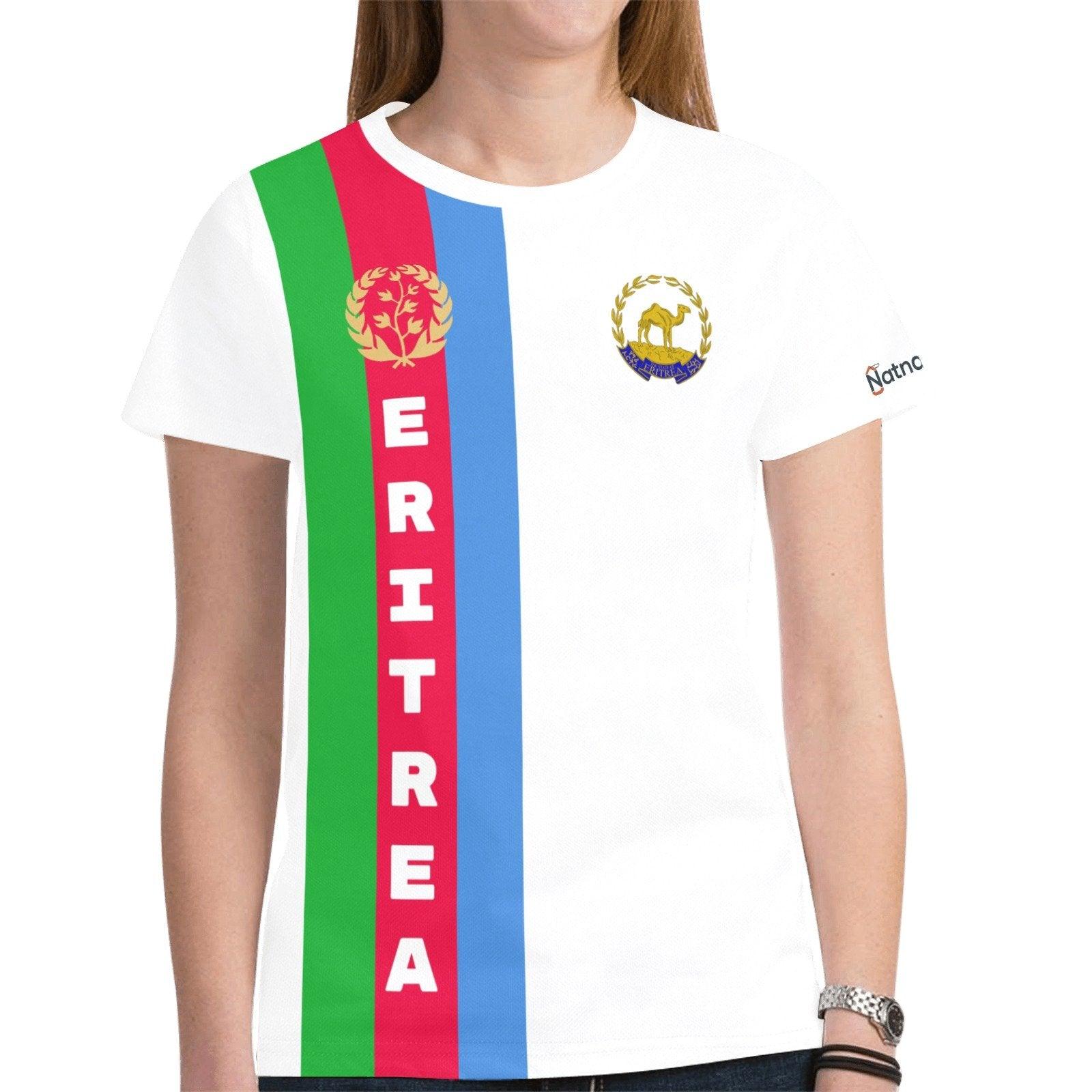 Women Eritrea Flag t-shirt - Natna Shop