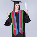 Eritrean Flag Graduation Stole - Natna Shop