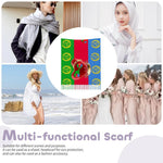 Eritrean Flag Proud Tassel scarf Tassel Scarf