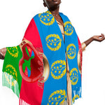Eritrean Flag Proud Tassel scarf Tassel Scarf
