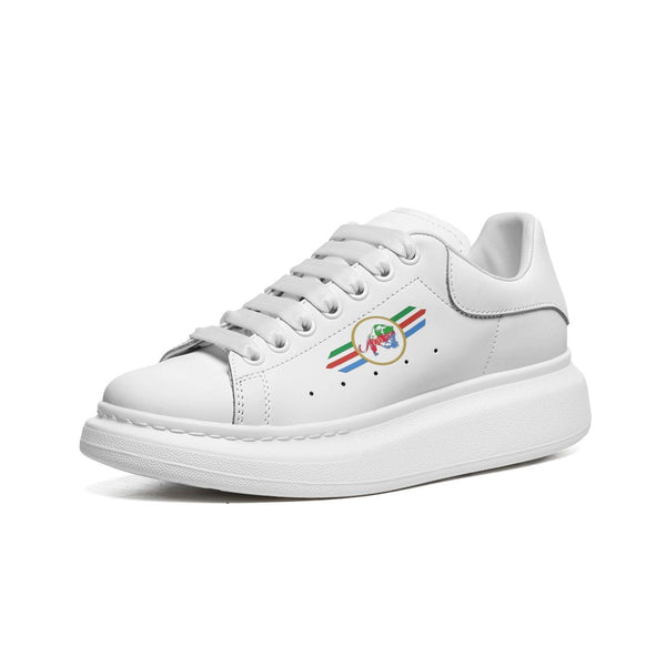 Unisex Non Slip Lace Up Leather Sneakers Eritrea