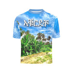 Agordeche Agordat eritreisch Original Kinder-T-Shirt für kleine Jungen mit Allover-Print und Rundhalsausschnitt (Modell T40-2)