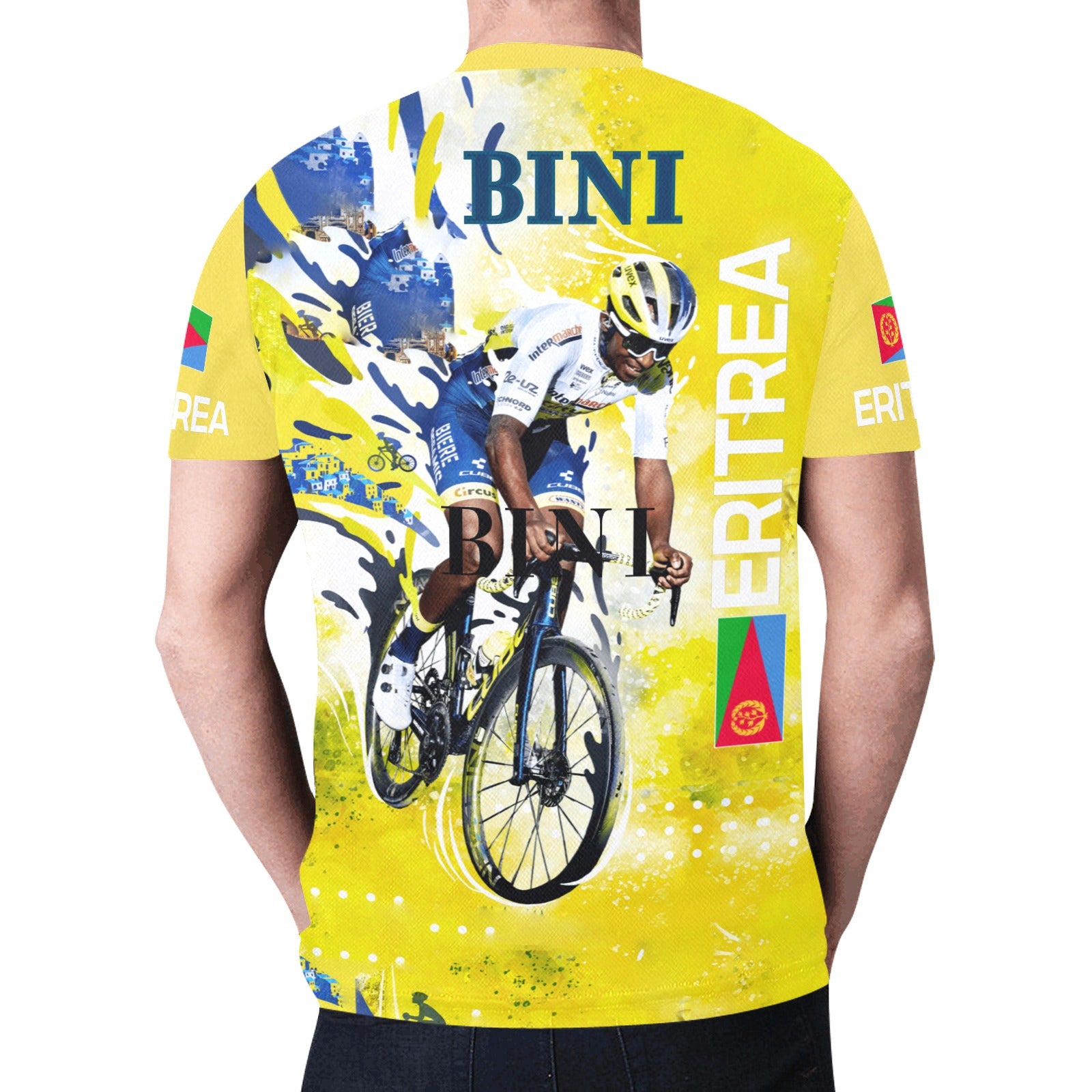 Personalisiertes Herren T-Shirt mit Allover-Print