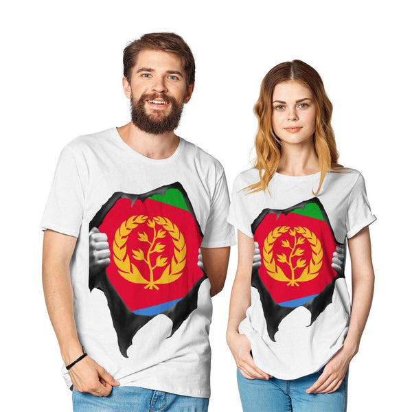Couple's T-Shirt Eritrean Flag inside me