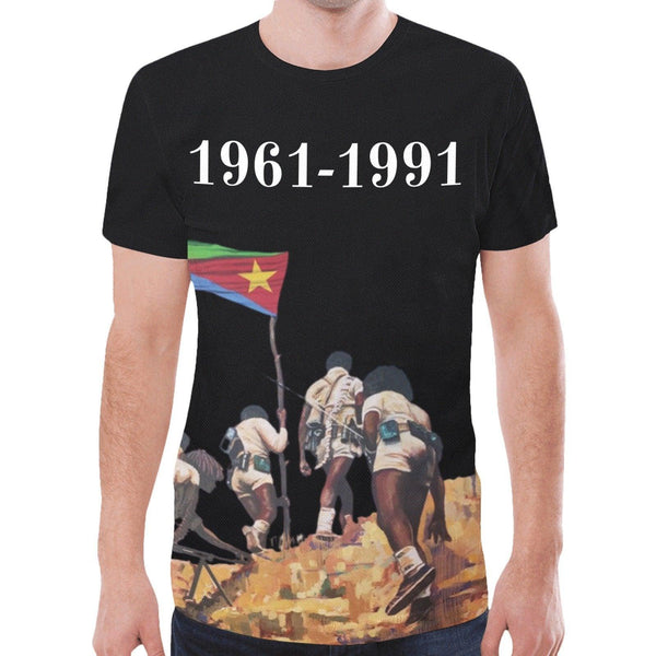 Eritrea martry day t-shirt blue 1961-1991
