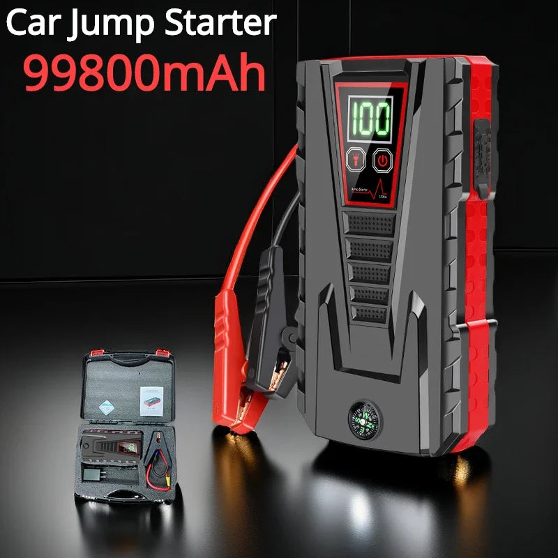 5000A 12V Starthilfe für Autos, 18.000mAh Powerbank mit LED-Licht