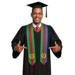 Eritrean Flag Graduation Stole - Natna Shop