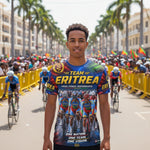 Eritrean cycling fan T-shirt for men with all-over-print design