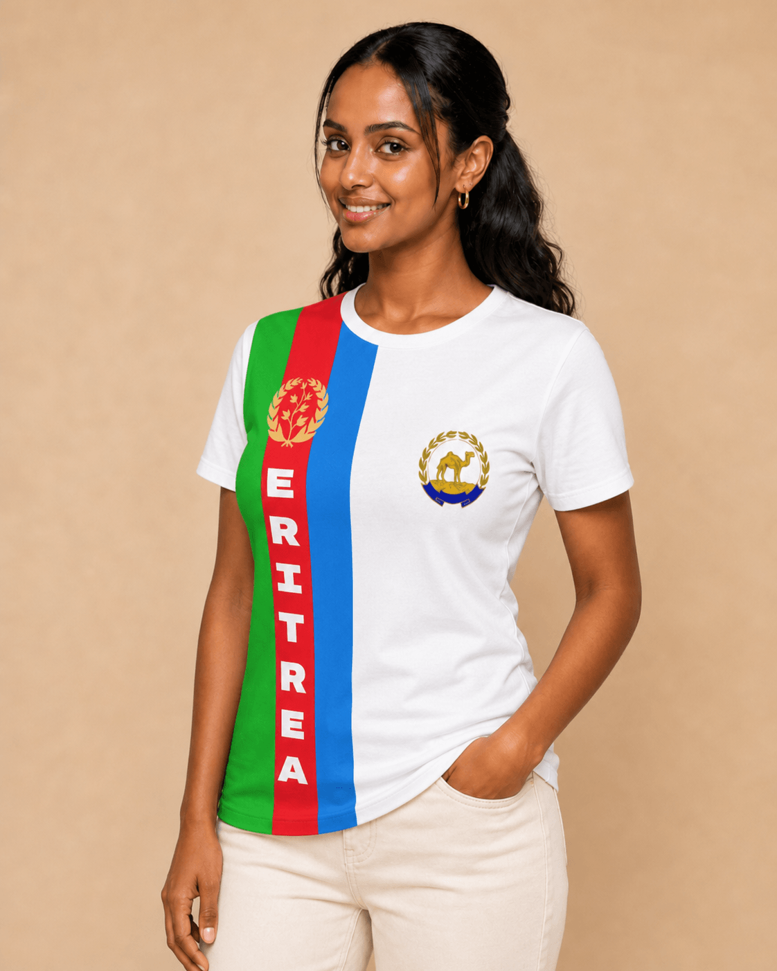 Eritrean Flag T-Shirt for Women | Heritage Pride Tee