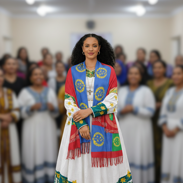 Eritrean Flag Proud Tassel scarf Tassel Scarf