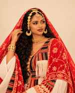 ሰርጎ ቢሌን Sergo Bilen Full Set Women’s Bridal Jewelry – 5pcs Classic Copper Alloy Set (Gold/Silver)