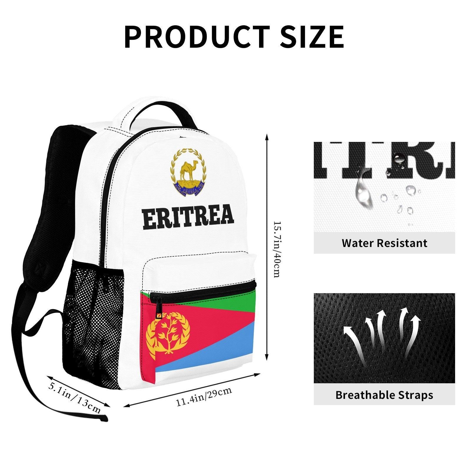 Eritrean Flag Backpack-Large - Natna Shop