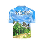 Agordeche Agordat eritreisch Original Kinder-T-Shirt für kleine Jungen mit Allover-Print und Rundhalsausschnitt (Modell T40-2)