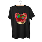 Pima-Baumwoll-Jersey-T-Shirt mit kurzen Ärmeln für Paare