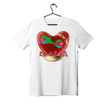 Pima-Baumwoll-Jersey-T-Shirt mit kurzen Ärmeln für Paare
