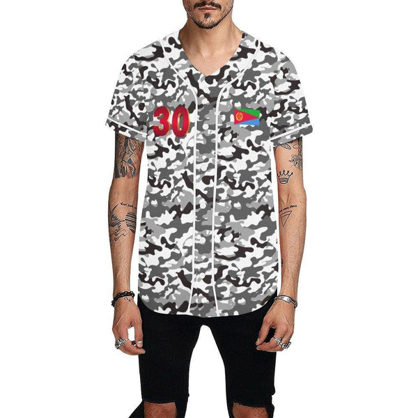 Eritrea Military Baseball Uniform Shirt