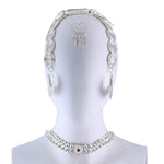 ሰርጎ ቢሌን Sergo Bilen Full Set Women’s Bridal Jewelry – 5pcs Classic Copper Alloy Set (Gold/Silver) - Natna Shop