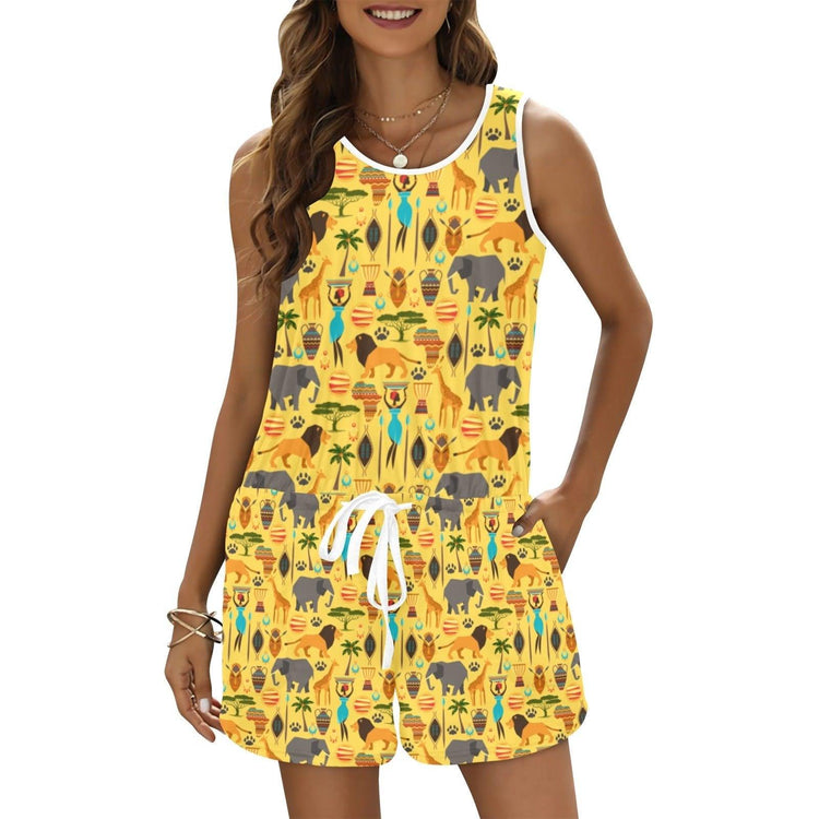 Short sleeve jumpsuit - Natna Shop