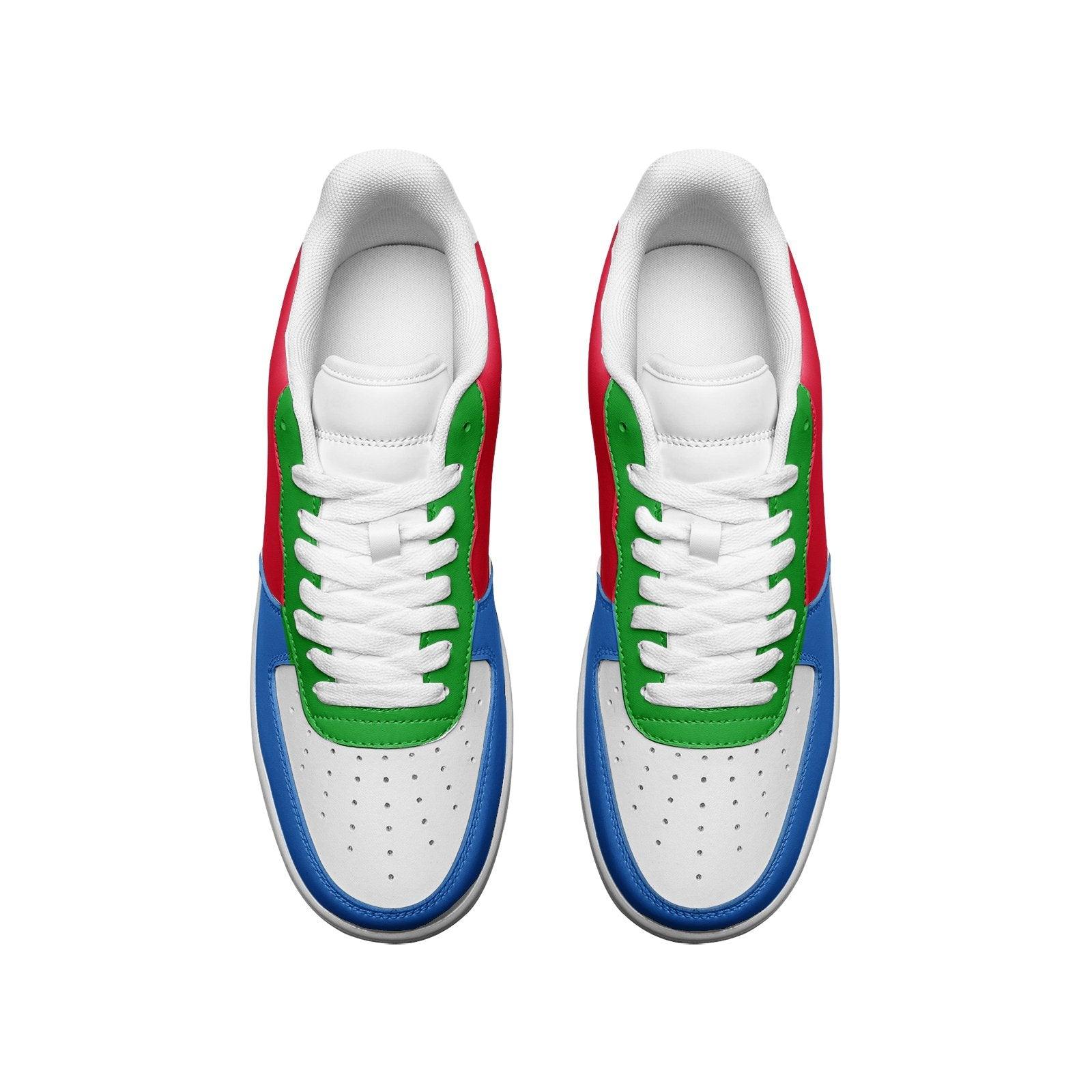 Unisex Low Top Leather Sneakers - Natna Shop