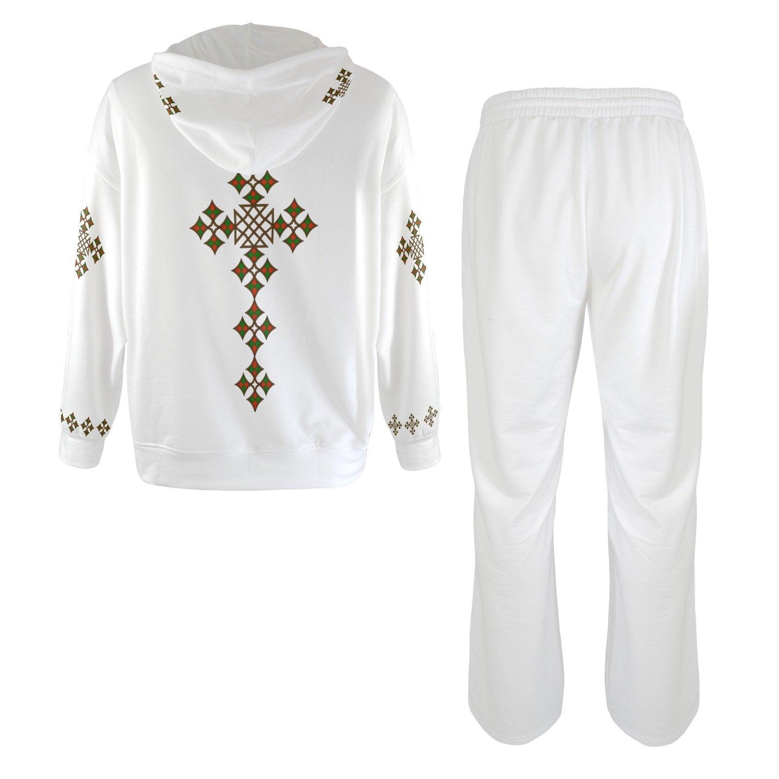 Tracksuit Set Men's Streetwear Flared Tracksuit Cross - Natna Shop