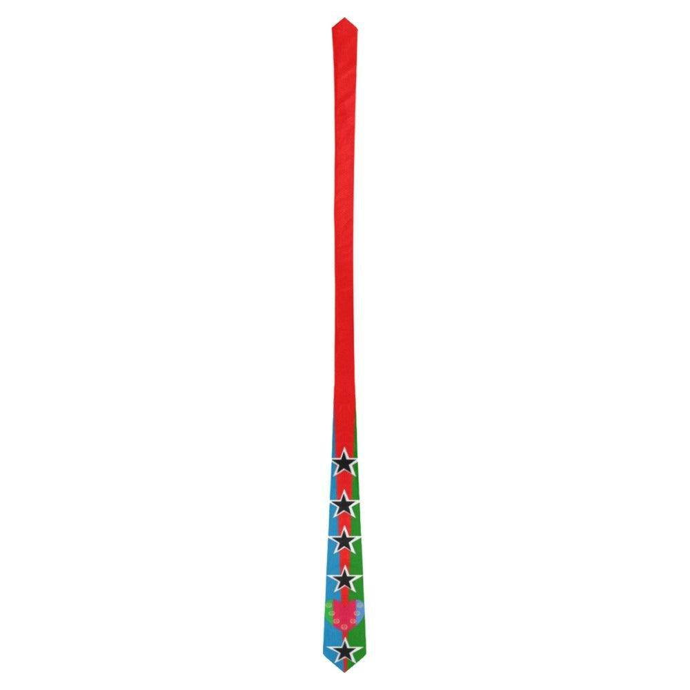 ERITREAN STAR FLAG AND BLACK AND WHITE STAR Classic Necktie (Two Sides) - Natna Shop
