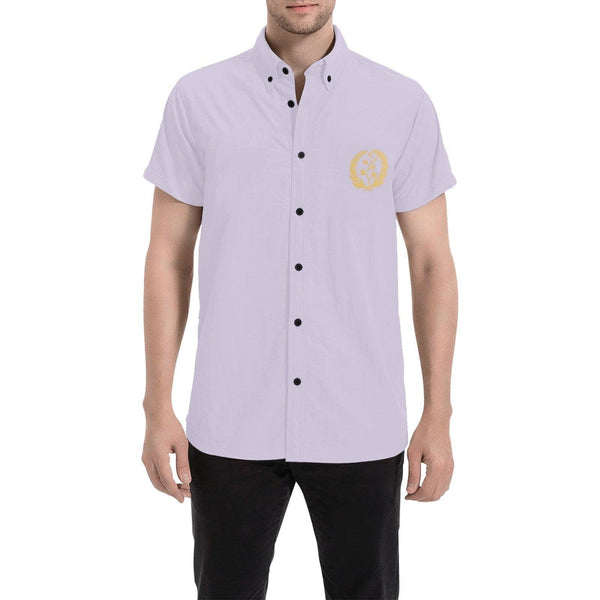 Leave Men Short Sleeve Shirt
