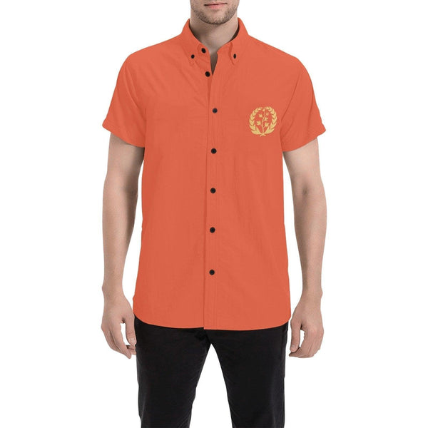 Orange Men Shirt