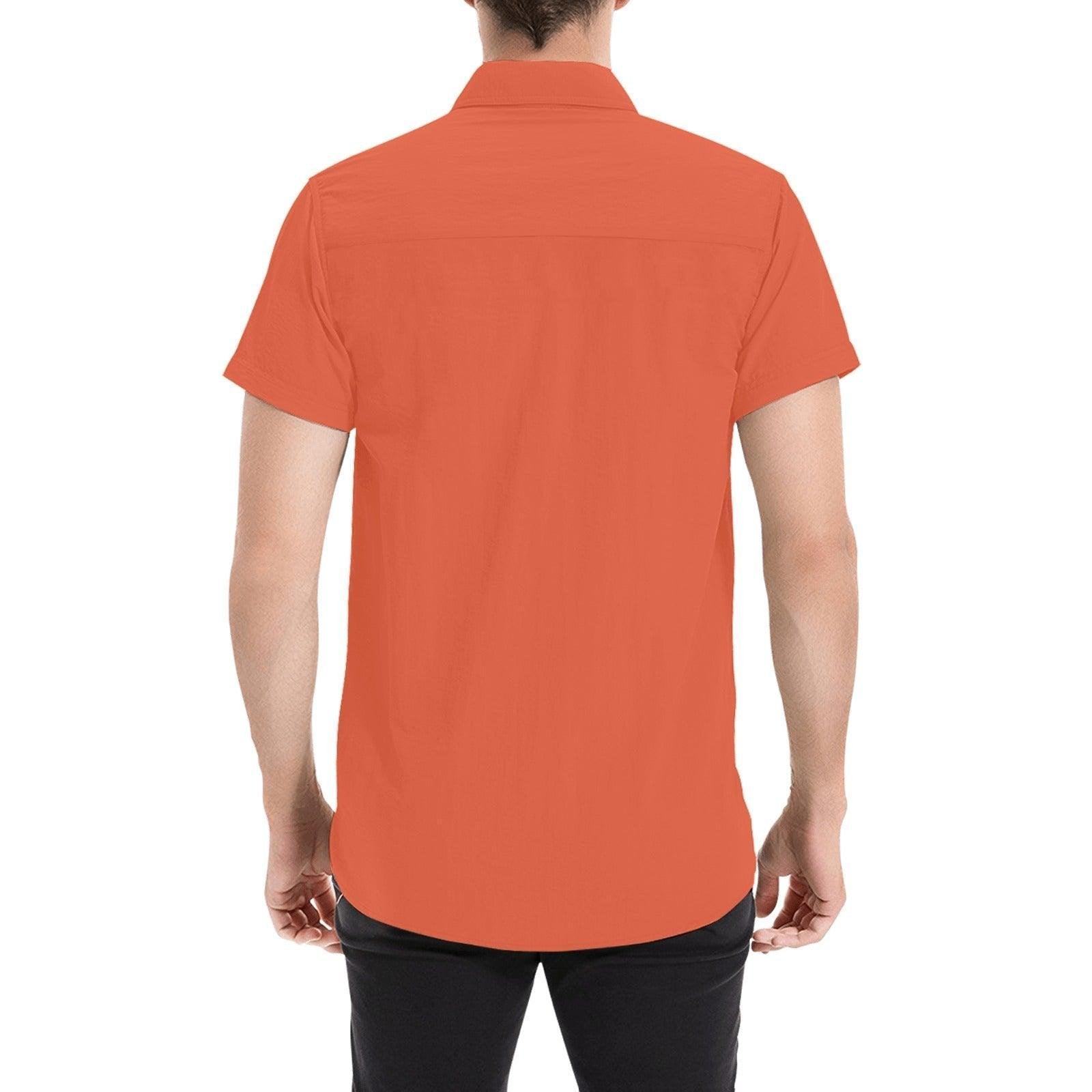 Orange Men Shirt - Natna Shop