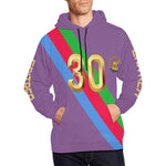 Purple ERI Print Hoodie - Natna Shop