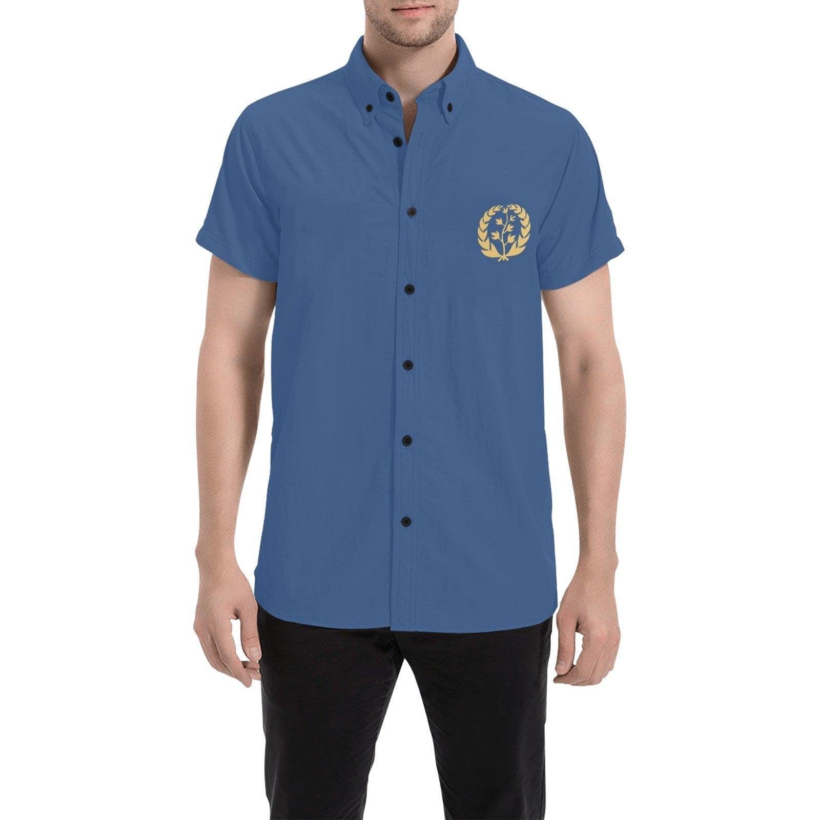 Royal blue Men Shirt - Natna Shop