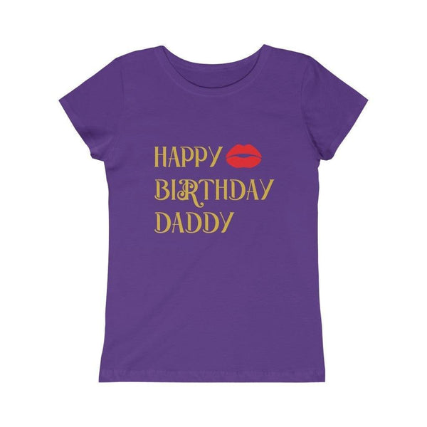 Happy Birthday Daddy Girls t-shirt 5-12 years