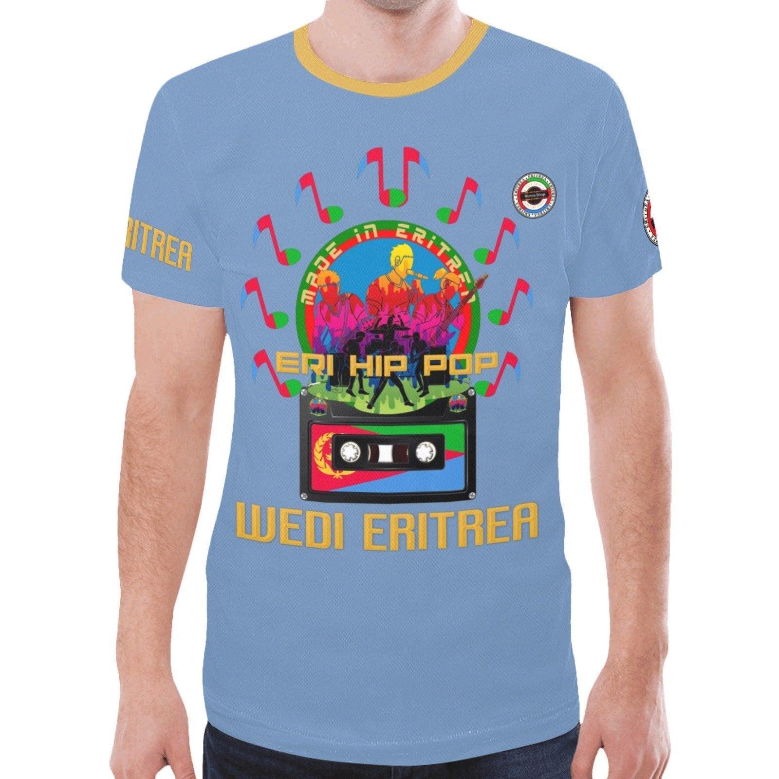 Blue Hip pop t-shirt - Natna Shop