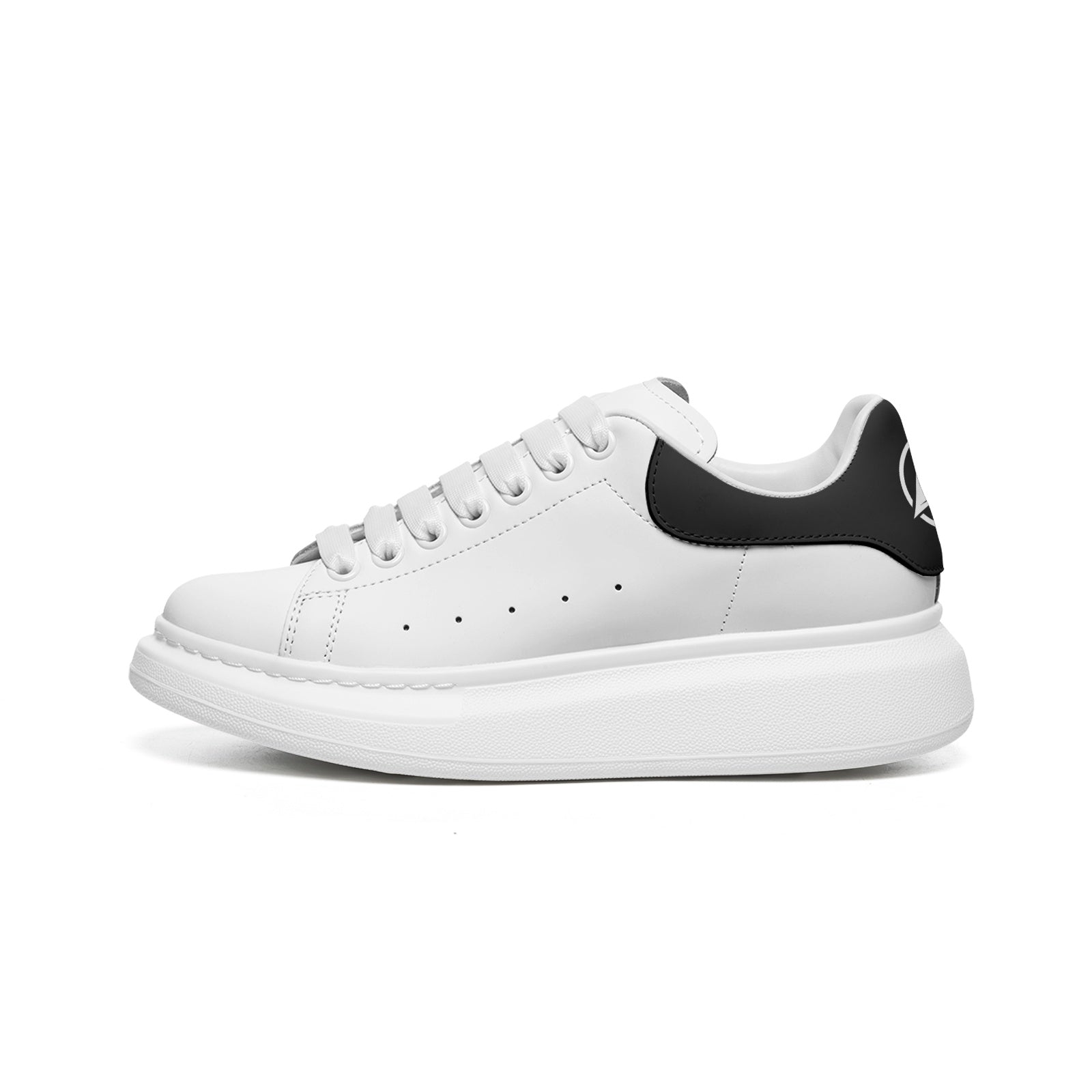 Unisex rutschfeste Sneaker aus Kunstleder – Schnürkomfort