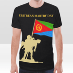 Eritrea martry day t-shirt Black Golden - Natna Shop